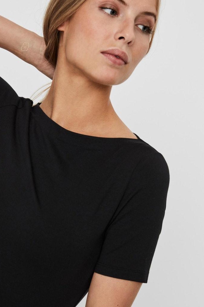 VMPANDA MODAL S/S TOP GA NOOS 10231753 Black